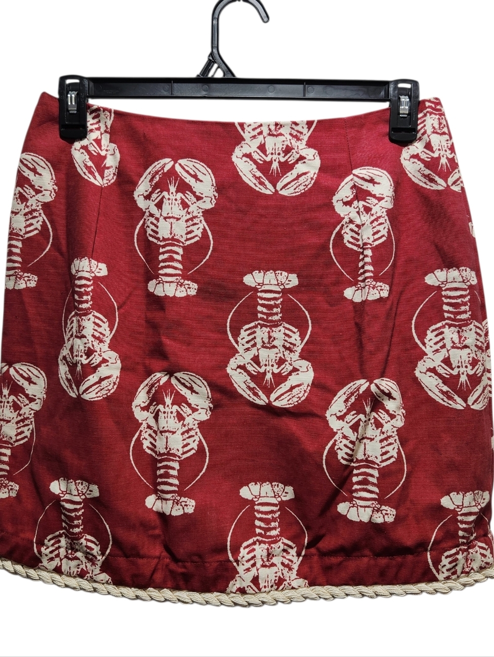 Love, Lily Lobster Skirt Red White Rope Mini 6 USA - Picture 2 of 5